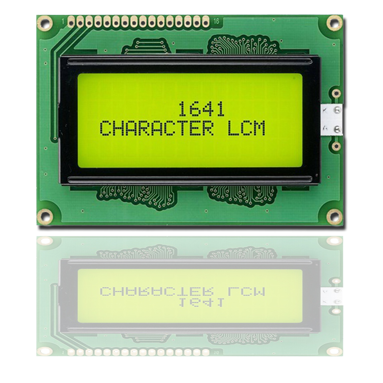 16*4字符液晶模块（黄绿膜）